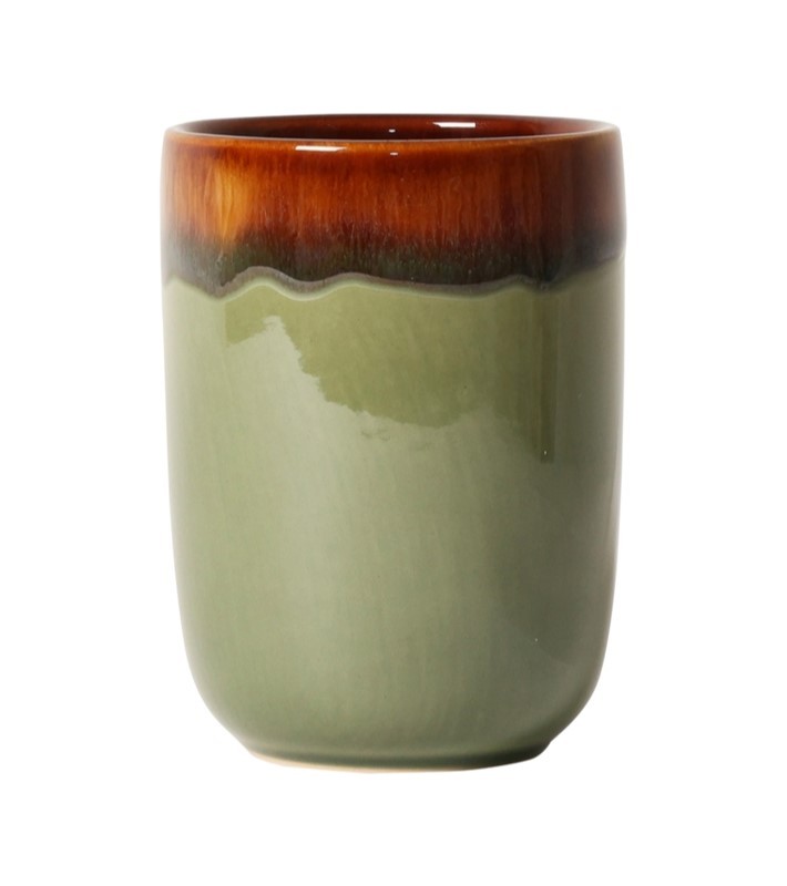 MUG WOH GREEN BROWN MUG WOH GREEN BROWN